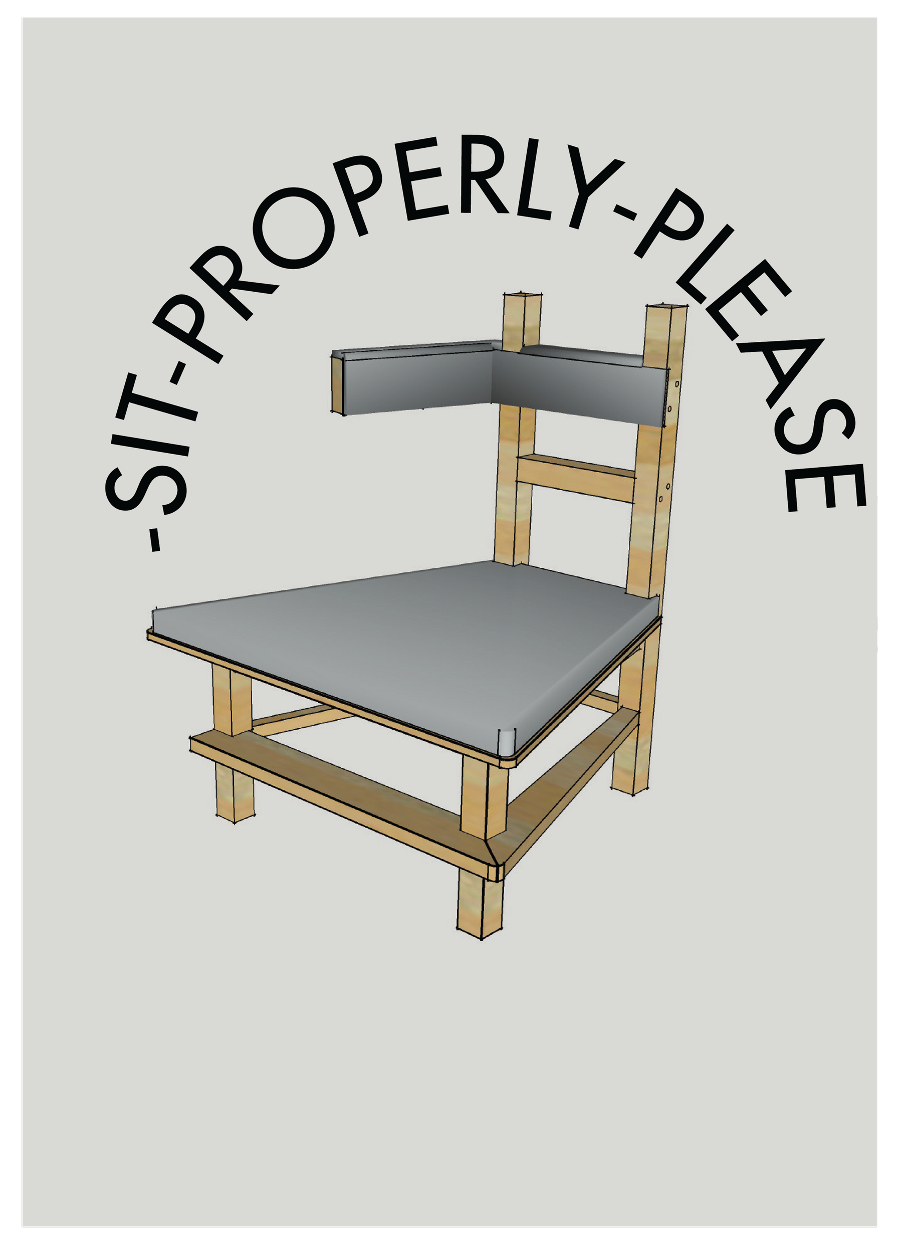 Fiona Tien Sit Properly Please UM Stamps