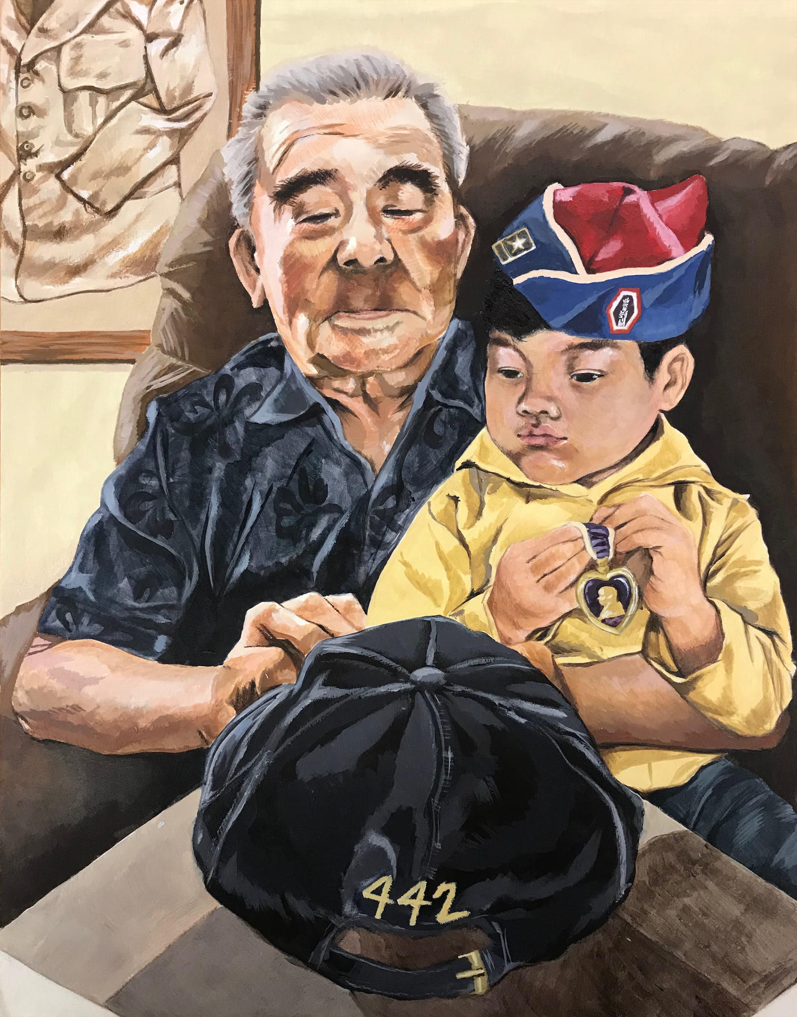 Maille Uyehara Go For Broke UM Stamps